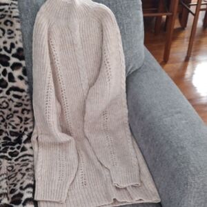 LC Lauren Conrad Cream Turtleneck Sweater